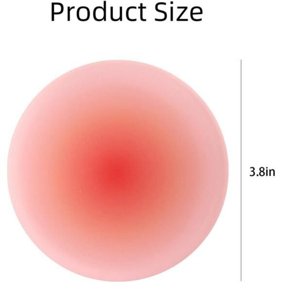 Colorful acrylic drink coasters set of 4 round non slip table cup mats coffee ba - Picture 3 of 8